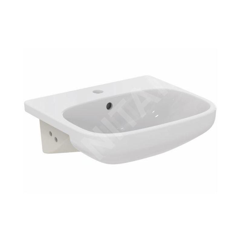Ideal Standard i.Life A - Lavabo semi-encastré, 500x440 mm, avec trop-plein, trou pour robinet, blanc T451701 Ideal Standard i.Life A - Lavabo semi-encastré, 500x440 mm, avec trop-plein, trou pour robinet, blanc T451701