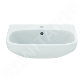 Ideal Standard i.Life A - Lavabo semi-encastré, 500x440 mm, avec trop-plein, trou pour robinet, blanc T451701