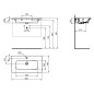 Ideal Standard i.Life A - Lavabo 840x460 mm, avec trop-plein, trou pour robinet, blanc T462001 Ideal Standard i.Life A - Lavabo 840x460 mm, avec trop-plein, trou pour robinet, blanc T462001