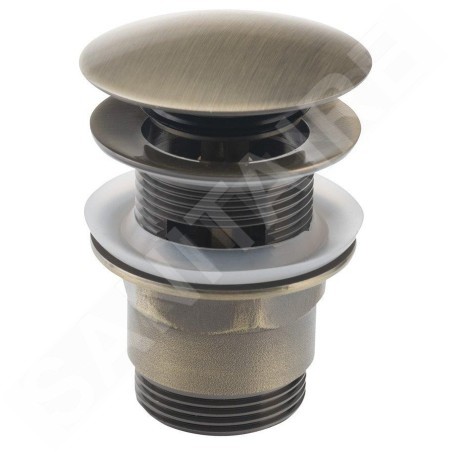 Aqualine Accessoires - Sortie de lavabo, ClickClack, bronze TF7001A