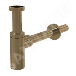 Alcadrain Siphons - Siphon design, or brossé mat A400-G-B