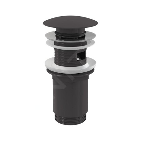 Alcadrain Accessoires - Sortie de lavabo, ClickClack, métal gun brossé mat A392-GM-B