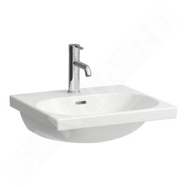 Laufen Lua - Lavabo de meuble 46x50 cm, avec trop-plein, trou pour robinet, LCC, blanc H8100814001041