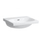 Laufen Lua - Lavabo de meuble 46x50 cm, avec trop-plein, sans trou de robinet, blanc H8100810001091 Laufen Lua - Lavabo de meuble 46x50 cm, avec trop-plein, sans trou de robinet, blanc H8100810001091
