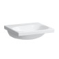 Laufen Lua - Lavabo de meuble 46x50 cm, sans trop-plein, sans trou pour robinet, LCC, blanc H8100814001421 Laufen Lua - Lavabo de meuble 46x50 cm, sans trop-plein, sans trou pour robinet, LCC, blanc H8100814001421
