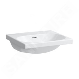 Laufen Lua - Lavabo de meuble 46x55 cm, avec trop-plein, sans trou de robinet, blanc H8100820001091