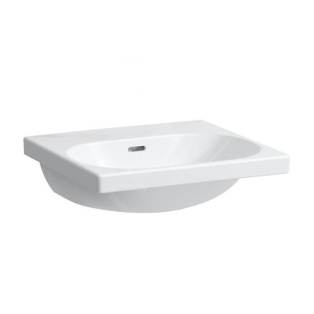 Laufen Lua - Lavabo de meuble 46x55 cm, avec trop-plein, sans trou pour robinet, LCC, blanc H8100824001091