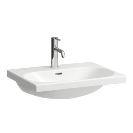 Laufen Lua - Lavabo de meuble 46x60 cm, avec trop-plein, trou pour robinet, blanc H8100830001041