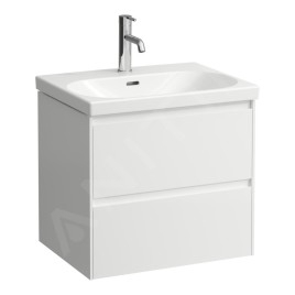 Laufen Lua - Lavabo de meuble 46x60 cm, avec trop-plein, trou pour robinet, blanc H8100830001041