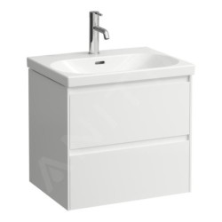 Laufen Lua - Lavabo de meuble 46x60 cm, avec trop-plein, trou pour robinet, LCC, blanc H8100834001041