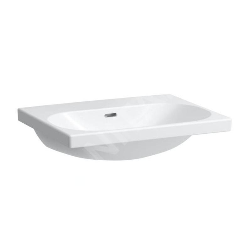 Laufen Lua - Lavabo de meuble 46x60 cm, avec trop-plein, sans trou pour robinet, blanc H8100830001091