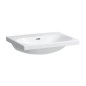 Laufen Lua - Lavabo de meuble 46x60 cm, avec trop-plein, sans trou pour robinet, blanc H8100830001091