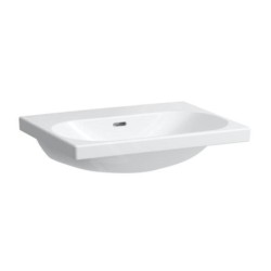 Laufen Lua - Lavabo de meuble 46x60 cm, avec trop-plein, sans trou pour robinet, LCC, blanc H8100834001091