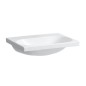Laufen Lua - Lavabo de meuble 46x60 cm, sans trop-plein, sans trou de robinet, blanc H8100830001421 Laufen Lua - Lavabo de meuble 46x60 cm, sans trop-plein, sans trou de robinet, blanc H8100830001421
