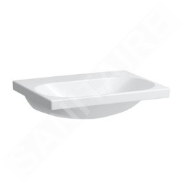Laufen Lua - Lavabo de meuble 46x60 cm, sans trop-plein, sans trou pour robinet, LCC, blanc H8100834001421