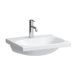 Laufen Lua - Lavabo de meuble 46x60 cm, sans trop-plein, trou pour robinetterie, blanc H8100830001561
