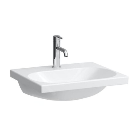 Laufen Lua - Lavabo de meuble 46x60 cm, sans trop-plein, trou pour robinetterie, blanc H8100830001561