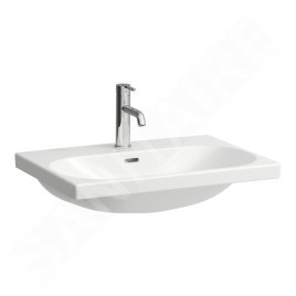 Laufen Lua - Lavabo de meuble 46x65 cm, avec trop-plein, trou pour robinet, blanc H8100840001041