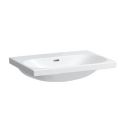 Laufen Lua - Lavabo de meuble 46x65 cm, avec trop-plein, sans trou pour robinet, blanc H8100840001091