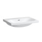 Laufen Lua - Lavabo de meuble 46x65 cm, avec trop-plein, sans trou pour robinet, LCC, blanc H8100844001091 Laufen Lua - Lavabo de meuble 46x65 cm, avec trop-plein, sans trou pour robinet, LCC, blanc H8100844001091