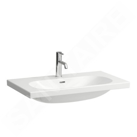 Laufen Lua - Lavabo de meuble 46x80 cm, avec trop-plein, trou pour robinet, blanc H8100870001041
