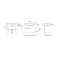 Laufen Lua - Lavabo de meuble 46x80 cm, avec trop-plein, trou pour robinet, blanc H8100870001041