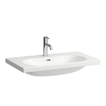 Laufen Lua - Lavabo de meuble 46x80 cm, avec trop-plein, trou pour robinet, LCC, blanc H8100874001041