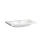 Laufen Lua - Lavabo de meuble 46x80 cm, avec trop-plein, sans trou pour robinet, blanc H8100870001091