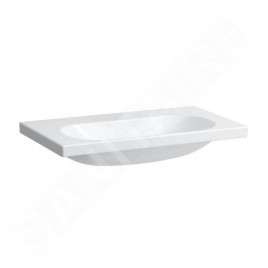 Laufen Lua - Lavabo de meuble 46x80 cm, sans trop-plein, sans trou de robinet, blanc H8100870001421