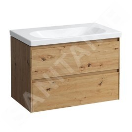 Laufen Lua - Lavabo de meuble 46x80 cm, sans trop-plein, sans trou de robinet, blanc H8100870001421