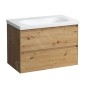 Laufen Lua - Lavabo de meuble 46x80 cm, sans trop-plein, sans trou de robinet, blanc H8100870001421 Laufen Lua - Lavabo de meuble 46x80 cm, sans trop-plein, sans trou de robinet, blanc H8100870001421