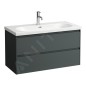 Laufen Lua - Lavabo de meuble 46x100 cm, avec trop-plein, trou pour robinet, LCC, blanc H8100894001041 Laufen Lua - Lavabo de meuble 46x100 cm, avec trop-plein, trou pour robinet, LCC, blanc H8100894001041