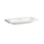 Laufen Lua - Lavabo de meuble 46x100 cm, avec trop-plein, sans trou pour robinet, blanc H8100890001091 Laufen Lua - Lavabo de meuble 46x100 cm, avec trop-plein, sans trou pour robinet, blanc H8100890001091