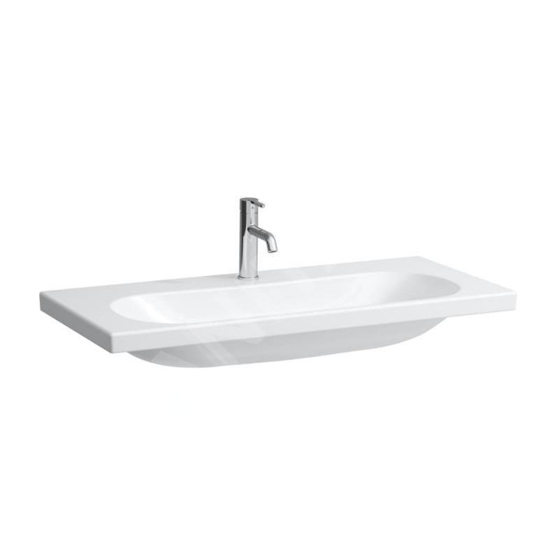 Laufen Lua - Lavabo de meuble 46x100 cm, sans trop-plein, trou pour robinetterie, blanc H8100890001561 Laufen Lua - Lavabo de meuble 46x100 cm, sans trop-plein, trou pour robinetterie, blanc H8100890001561