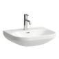 Laufen Lua - Lavabo 46x55 cm, avec trop-plein, trou pour robinetterie, blanc H8110810001041 Laufen Lua - Lavabo 46x55 cm, avec trop-plein, trou pour robinetterie, blanc H8110810001041
