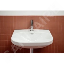 Laufen Lua - Lavabo 46x55 cm, avec trop-plein, trou pour robinetterie, blanc H8110810001041