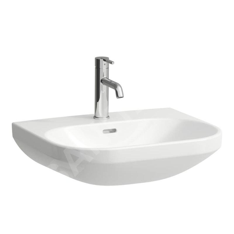 Laufen Lua - Lavabo 46x55 cm, avec trop-plein, trou pour robinet, LCC, blanc H8110814001041