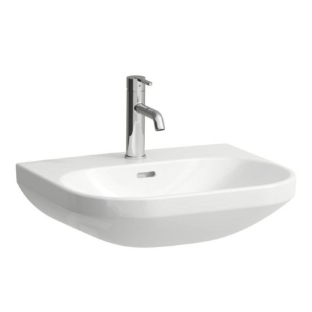 Laufen Lua - Lavabo 46x55 cm, avec trop-plein, trou pour robinet, LCC, blanc H8110814001041