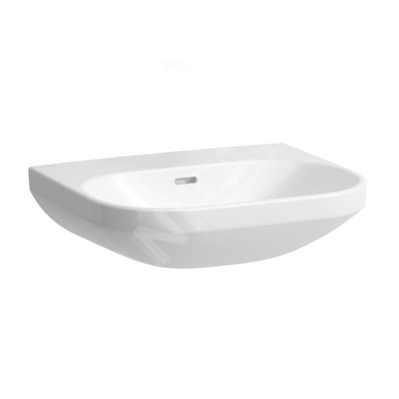 Laufen Lua - Lavabo 46x55 cm, avec trop-plein, sans trou pour robinet, blanc H8110810001091