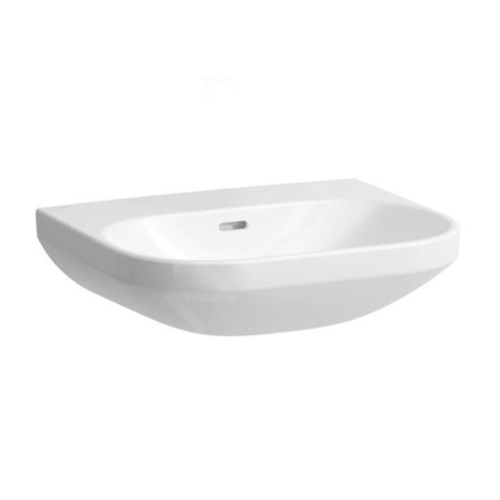 Laufen Lua - Lavabo 46x55 cm, avec trop-plein, sans trou pour robinet, blanc H8110810001091