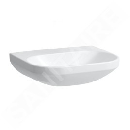 Laufen Lua - Lavabo 46x55 cm, sans trop-plein, sans trou pour robinet, LCC, blanc H8110814001421