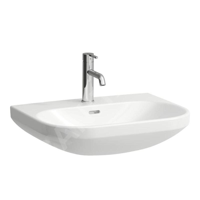 Laufen Lua - Lavabo 46x60 cm, avec trop-plein, trou pour robinetterie, blanc H8110830001041 Laufen Lua - Lavabo 46x60 cm, avec trop-plein, trou pour robinetterie, blanc H8110830001041