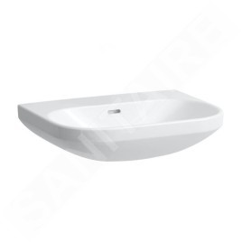 Laufen Lua - Lavabo 46x60 cm, avec trop-plein, sans trou pour robinet, LCC, blanc H8110834001091