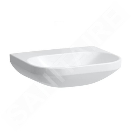 Laufen Lua - Lavabo 46x60 cm, sans trop-plein, sans trou pour robinet, blanc H8110830001421