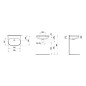 Laufen Lua - Lavabo 46x60 cm, sans trop-plein, sans trou pour robinet, blanc H8110830001421 Laufen Lua - Lavabo 46x60 cm, sans trop-plein, sans trou pour robinet, blanc H8110830001421