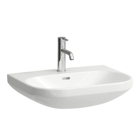 Laufen Lua - Lavabo 46x60 cm, avec trop-plein, trou pour robinet, LCC, blanc H8110834001041