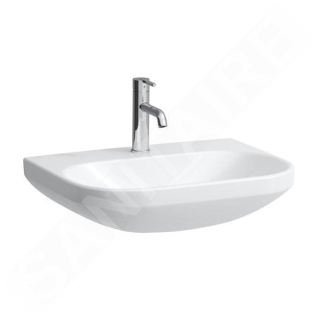 Laufen Lua - Lavabo 46x60 cm, sans trop-plein, trou pour robinetterie, blanc H8110830001561
