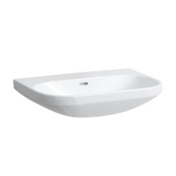 Laufen Lua - Lavabo 46x65 cm, avec trop-plein, sans trou pour robinet, blanc H8110860001091