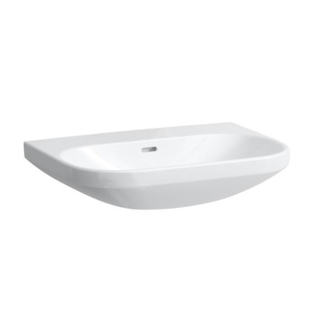 Laufen Lua - Lavabo 46x65 cm, avec trop-plein, sans trou pour robinet, LCC, blanc H8110864001091