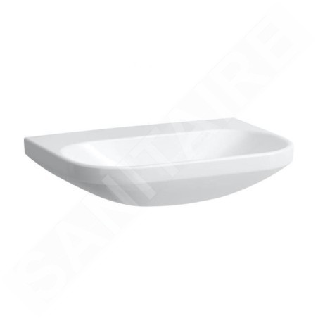 Laufen Lua - Lavabo 46x65 cm, sans trop-plein, sans trou pour robinet, blanc H8110860001421
